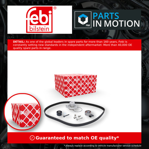 Timing belt water pump kit - belt, &