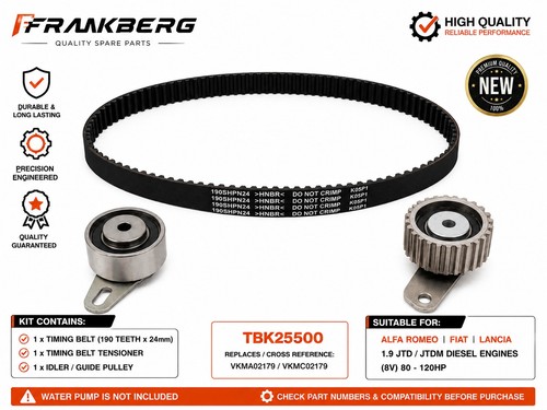 Timing belt kit - belt, romeo